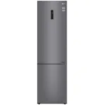 Холодильник LG GA-B509CLSL (No Frost, A+, 2-камерный, объем 419:292/127л, инверторный компрессор, 595x2 030x682см, графит)