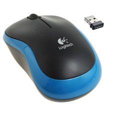 Мышь Logitech Wireless Mouse M185 Blue-Black USB (радиоканал, кнопок 3, 1000dpi) [910-002239]