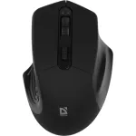 Мышь DEFENDER Datum MB-345 Black USB (радиоканал, 1600dpi)