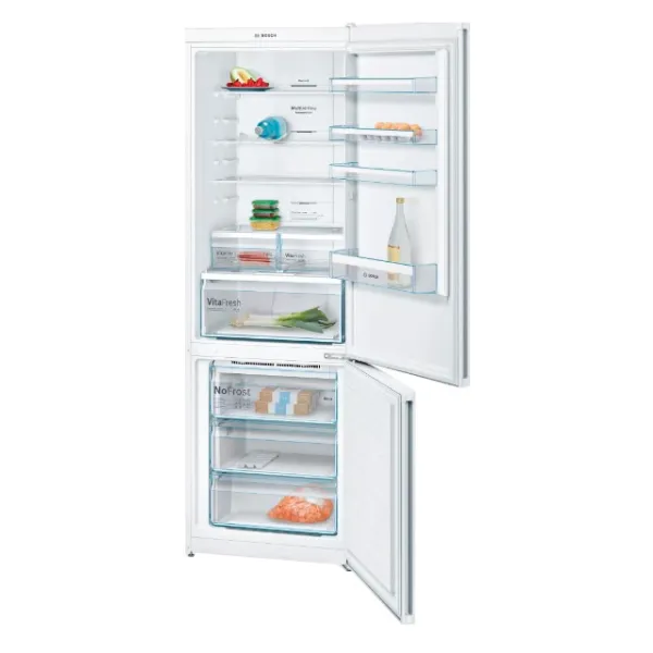 Холодильник Bosch KGN49XW30U (No Frost, A++, 2-камерный, объем 466:338/128л, белый)
