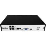 Видеорегистратор Trassir NVR-1104P V2(NVR (сетевой), каналов: 4, разрешение: 1920x1080)