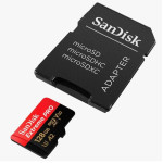 Карта памяти microSDXC 128Гб SanDisk (Class 10, адаптер на SD)