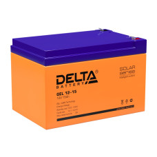 Батарея Delta GEL 12-15 (12В, 15Ач) [GEL 12-15]