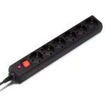 Сетевой фильтр Buro 600SH-3-B (3м, 6xEURO, 2,2кВт, 10А)