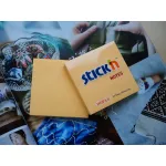 Блок самоклеящийся Hopax 21391 (бумага, оранжевый, 76x76мм, 100листов, 70г/м2)