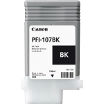 Чернильный картридж Canon PFI-107BK (черный; 130стр; 130мл; iP F680, 685, 780, 785)