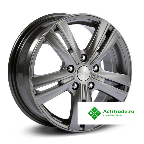 Скад Багира R16/6J PCD 4x100 ET 45 ЦО 60,1 графитовый
