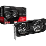 Видеокарта Radeon RX 6600 1626МГц 8Гб ASRock (PCI-E 16x 4.0, GDDR6, 128бит, 1xHDMI, 3xDP)