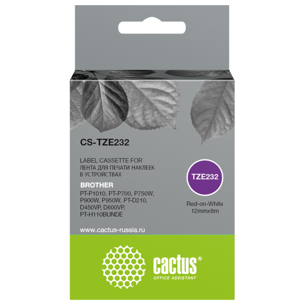 Картридж ленточный Cactus CS-TZE232