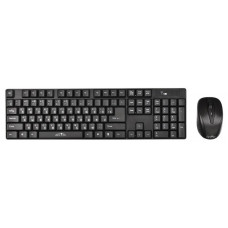 Клавиатура и мышь Oklick 210 M Wireless Keyboard&Optical Mouse Black USB (радиоканал, классическая мембранная, 104кл, светодиодная, кнопок 4, 1600dpi) [KB-07+TM-4700]