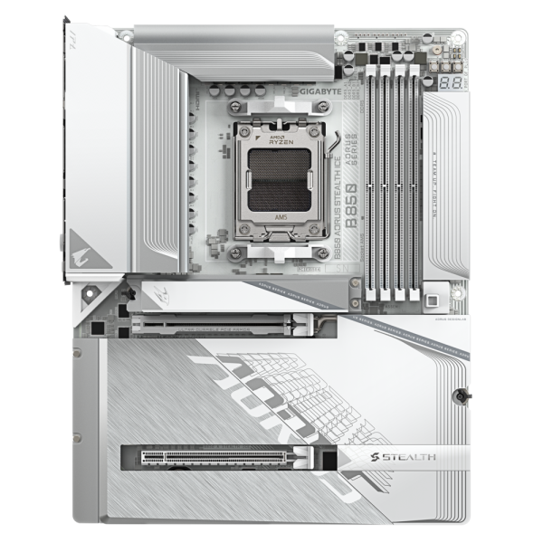Материнская плата Gigabyte B850 A STEALTH ICE (x)