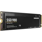 Жесткий диск SSD 1Тб Samsung 980 (2280, 3500/3000 Мб/с, 480000 IOPS, PCIe 3.0 x4 (NVMe), для ноутбука и настольного компьютера)