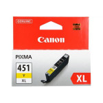 Картридж Canon CLI-451XLY (желтый; 695стр; 11мл; Pixma iP7240, MG6340, MG5440)