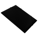 Папка на резинке Buro PRB04BLACK (A4, пластик, толщина пластика 0,5мм, ширина корешка 15мм, черный)