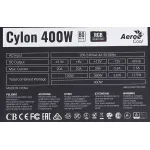Блок питания Aerocool Cylon 400W (ATX, 400Вт, 20+4 pin, ATX12V 2.4, 1 вентилятор, WHITE)