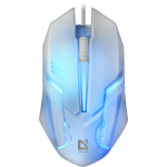 Мышь DEFENDER Cyber MB-560L White USB (1200dpi)