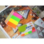 Индексы Hopax 21205 (бумага, 20x50мм, 4цветов, 50закладок каждого цвета)