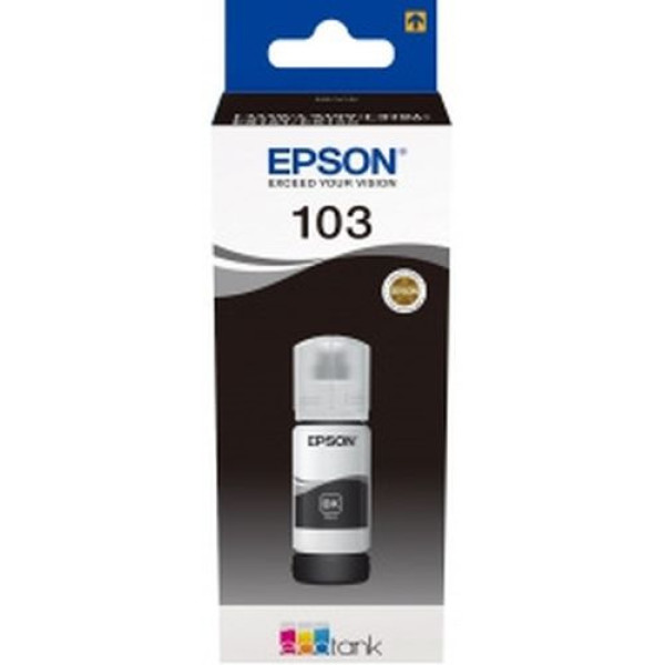 Чернильный картридж Epson 103BK (черный; 65стр; L3100, 3110, 3150)