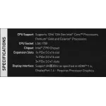 Материнская плата MSI PRO Z790-S WIFI (LGA1700, Intel Z790, 4xDDR5, ATX, RAID SATA: 0,1,15,5)