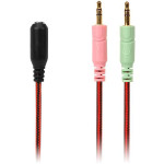 Гарнитура Sven AP-G988MV (оголовье, с проводом, 1.2м, полноразмерные, 2 x mini jack 3.5 mm, 300г)