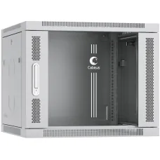 Шкаф коммутационный настенный Cabeus SH-05F-9U60/60 (9U, 600x501x600мм, IP20, 60кг) [SH-05F-9U60/60]