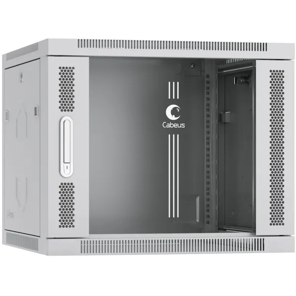 Шкаф коммутационный настенный Cabeus SH-05F-9U60/60 (9U, 600x501x600мм, IP20, 60кг)