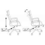 Кресло руководителя Бюрократ CH-993