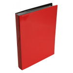 Папка Бюрократ DeLuxe DLVBOX80RED (A4, пластик, толщина пластика 0,7мм, красный)