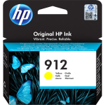 Чернильный картридж HP 912 (желтый; 315стр; DJ IA)