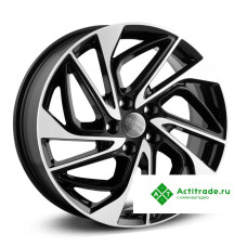 КиК ZV X-Trail T32 KC883 R18/7J PCD 5x114,3 ET 45 ЦО 66,1 черный глянцевый с полированной лицевой поверхностью