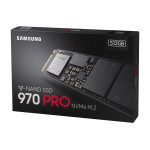 Жесткий диск SSD 512Гб Samsung 970 Pro (M.2, 3500/2300 Мб/с, 500000 IOPS, PCI-E, 512Мб, для ноутбука и настольного компьютера)