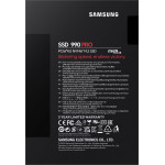 Жесткий диск SSD 1Тб Samsung 990 PRO (2280, 7450/6900 Мб/с, 1550000 IOPS, PCI-E, 1024Мб, для ноутбука и настольного компьютера)