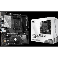 Материнская плата ASRock B550M PRO-A (AM4, AMD B550, xDDR4 DIMM, microATX, RAID SATA: 0,1,10)