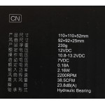 Кулер для процессора ID-Cooling DK-01T (алюминий, 23,8дБ, 92x92x25мм, 3-pin)