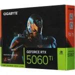 Видеокарта GeForce RTX 5060 Ti 2407МГц 8Гб Gigabyte (GDDR7, 128бит, 1xHDMI, 3xDP)