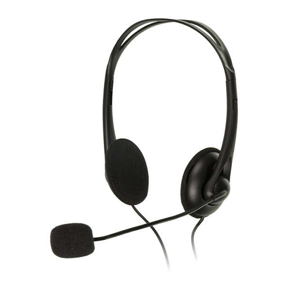 Гарнитура A4Tech HS-6 (оголовье, с проводом, 2м, накладные, 2 x mini jack 3.5 mm)