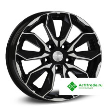 Скад Сочи R16/6J PCD 4x100 ET 45 ЦО 60,1 черный с полированной лицевой поверхностью [3160105]