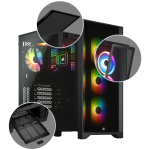 Корпус Corsair iCUE 4000X RGB (Midi-Tower)