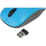 Oklick 495MW Wireless Optical Mouse Black USB (радиоканал, кнопок 6, 1600dpi)
