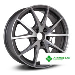 Cross Street CR-17 R15/6J PCD 4x100 ET 48 ЦО 54,1 антрацитовый с полированной лицевой поверхностью