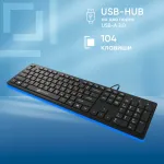 Клавиатура Oklick 520M2U Black USB (классическая мембранная, 104кл)