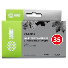 Чернильный картридж Cactus CS-PGI35 (черный; 9стр; 9мл; Pixma IP100) [CS-PGI35]