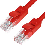 Greenconnect GCR-LNC04-0.3m (RJ45(m), RJ45(m), внутренний, 0,3м, 4, 4пары, U/UTP, красный)
