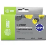 Чернильный картридж Cactus CS-EPT0924 (желтый; 6,6стр; Stylus C91, CX4300, T26, T27, TX106, TX109, TX117, TX119)