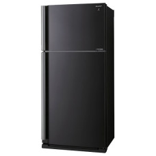 Холодильник Sharp SJ-XE55PMBK (No Frost, A++, 2-камерный, объем 536:388/148л, инверторный компрессор, 80x175x73,5см, чёрный) [SJXE55PMBK]