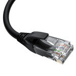 Greenconnect GCR-53143 (RJ45(m), RJ45(m), внутренний, 0,5м, 5E, 4пары, U/UTP, чёрный)