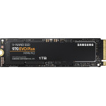 Жесткий диск SSD 1Тб Samsung 970 EVO Plus (M.2, 3500/3300 Мб/с, 550000 IOPS, PCI-E, 1024Мб, для ноутбука и настольного компьютера)