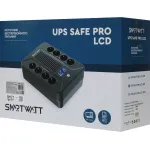 ИБП Smartwatt SAFE PRO LCD 800 (интерактивный, 800ВА, 480Вт, 4xCEE 7 (евророзетка))