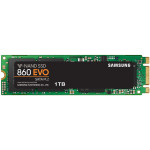 Жесткий диск SSD 1Тб Samsung 860 EVO Series (M.2, 550/520 Мб/с, 88000 IOPS, SATA 3Гбит/с, 1024Мб, для ноутбука и настольного компьютера)