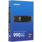 Жесткий диск SSD 1Тб Samsung (2280, 7150/6300 Мб/с, PCIe 4.0 x4 (NVMe), для ноутбука и настольного компьютера)
